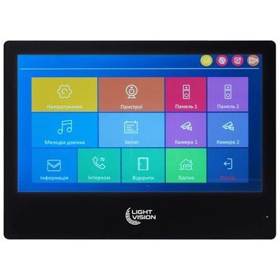 Light Vision SINGAPORE WiFi FHD BLACK (AI) 10" Видеодомофон 99-10025318 фото