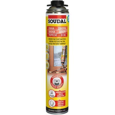 SOUDAL Піна монтажна пістолет зимова 750мл 99-00017127 фото