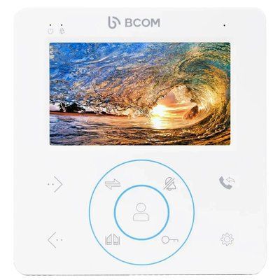 BCOM BD-480 White Відеодомофон 99-00018846 фото