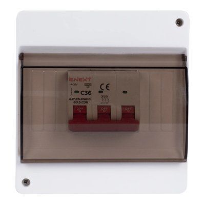 Enext e.plbox.stand.n.06k Корпус пластиковий 6-модульний навісний 99-00021482 фото