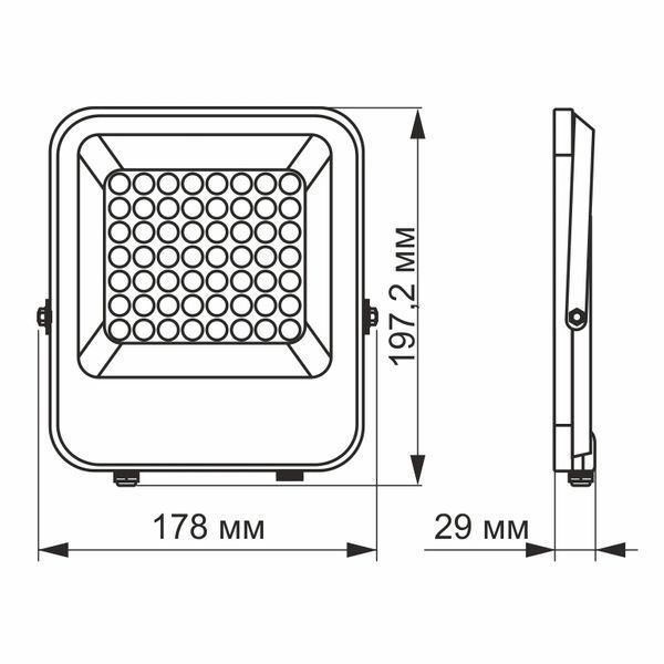 VIDEX PREMIUM 30W 5000K 220V LED прожектор 99-00017534 фото
