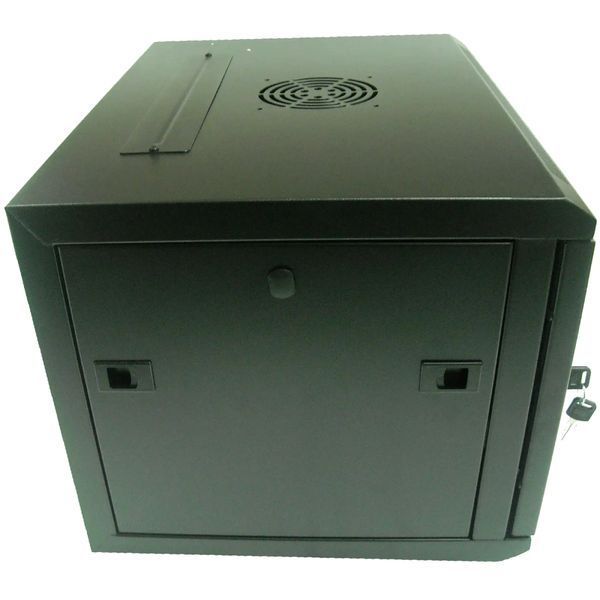 Hypernet WMNC-9U-FLAT-AC-BLACK Шафа коммутаційна настінна 9U 600x450 99-00010175 фото