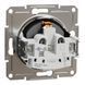 Schneider Electric EPH2900171 Asfora Розетка 220В антрацит, пластик, із заземленням, Schuko, без захисної кришки, без шторок, для врізного монтажу 99-00013742 фото 2