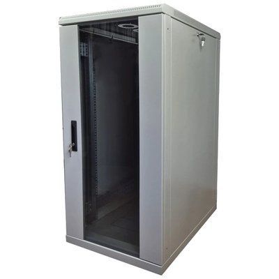 EServer 24U-600х600, стекло, серая Шкаф напольный 99-10026403 фото