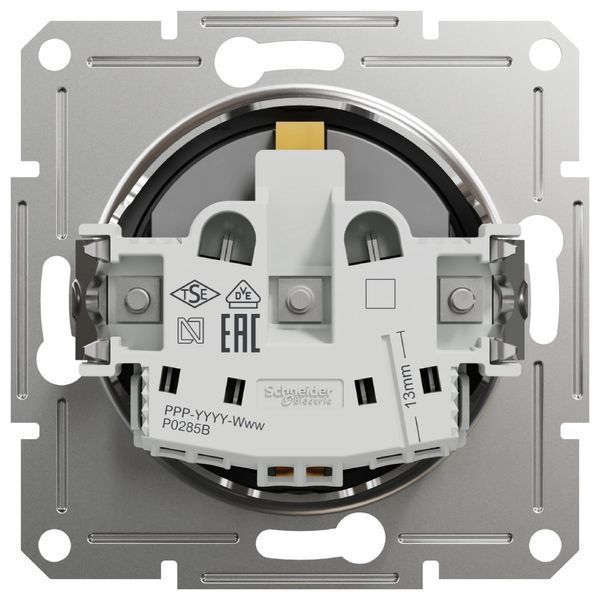 Schneider Electric Asfora EPH2900271 Розетка с заземлением и шторками антрацит 99-00018347 фото
