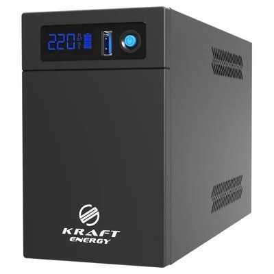Kraft KRF-1200VA/720W(LED) LiFePO4 UPS Джерело безперебійного живлення 99-00007474 фото