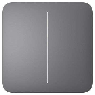 Ajax SoloButton (2-gang) grey Кнопка двуклавишного выключателя 99-10024773 фото