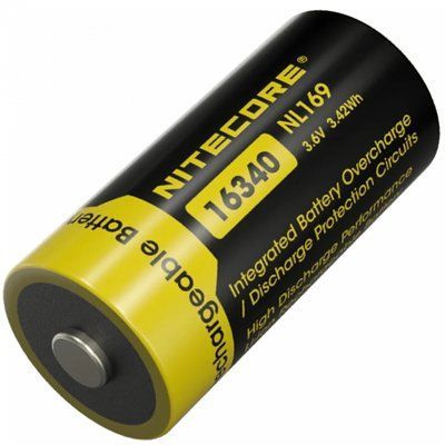Nitecore NL169 Li-Ion CR123A 3.6V (950mAh) Аккумулятор литиевый 99-00018196 фото