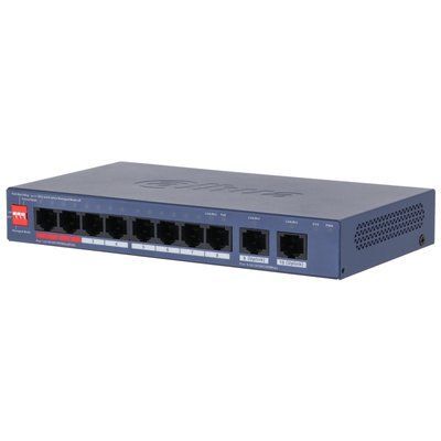 Dahua DH-CS4010-8GT-110-V2 PoE Комутатор 8 портів керований 99-10026676 фото