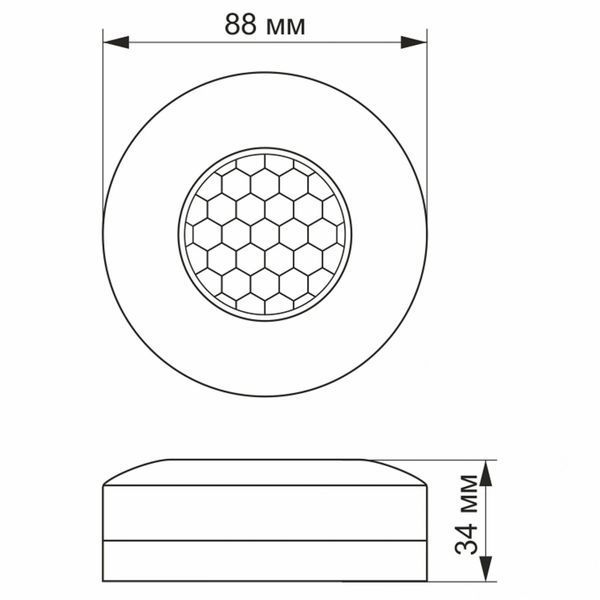 VIDEX VL-SPC12B 220V 1200W IP20 Датчик движения и освещенности 99-00017538 фото