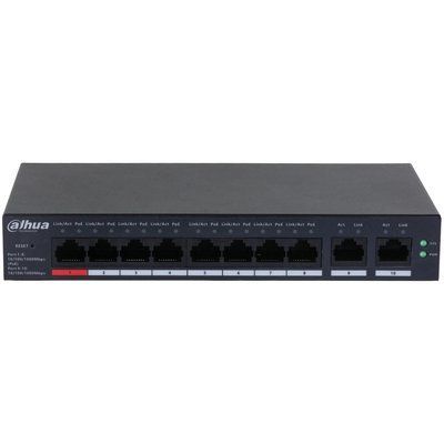 Dahua DH-CS4010-8GT-110 PoE Комутатор 8 портів керований 99-00016228 фото