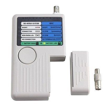 RJ-45, RJ-12, USB та BNC Тестер сетевой 99-00013304 фото