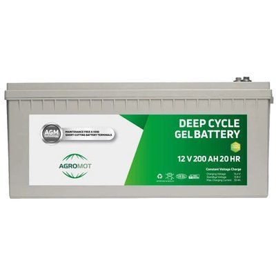 AGROMOT 200A&bull;ч 12В гелевая Свинцово-кислотная аккумуляторная батарея 99-00021417 фото
