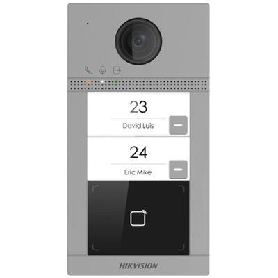 DS-KV8213-WME1(C) Surface/Europe BV Wi-Fi Mifare IP65, IK08 Виклична панель Hikvision 99-00016654 фото