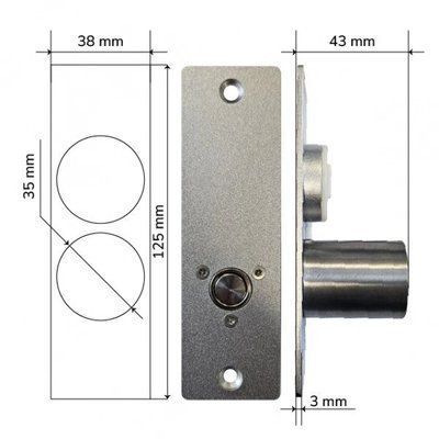 U-tex MINI Замок электроригельный 99-00020543 фото