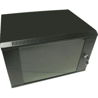 Hypernet WMNC66-9U-FLAT-AC-BLACK Шафа комутаційна настінна 9U 600x600 розбірна 99-00010181 фото