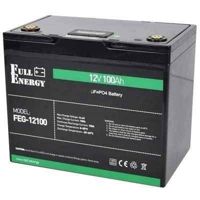 Full Energy FEG-12100 12В 100А&bull;год 100А Літієва акумуляторна батарея 99-00013102 фото