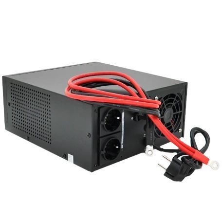 BRAZZERS BRSW-LFP-600 (500Вт) ДБЖ під зовнішній АКБ 12V(LiFePo4/GEL/AGM), струм заряду 10/20A 99-00015475 фото