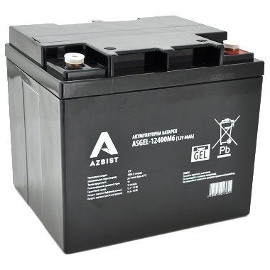 AZBIST Super GEL ASGEL-12400M6 12V 40Ah Аккумуляторная батарея 99-00020868 фото