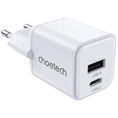 Choetech PD5012 mini White PD30W GAN A+C Адаптер 99-10025235 фото