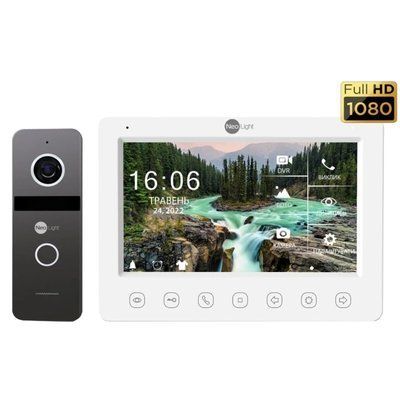 NeoKit FHD PRO Graphite (KAPPA + HD + SOLO FHD) Комплект відеодомофона Neolight 99-00009686 фото