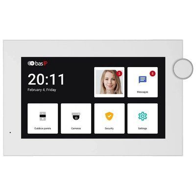 Bas-IP AZ-07LF white Android 7" Wi-Fi Видеодомофон 99-10025084 фото
