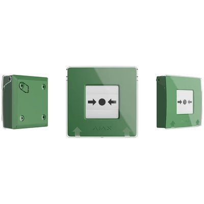Ajax Manual Call Point (Green) ручний бездротовий Сповіщувач 99-00024697 фото