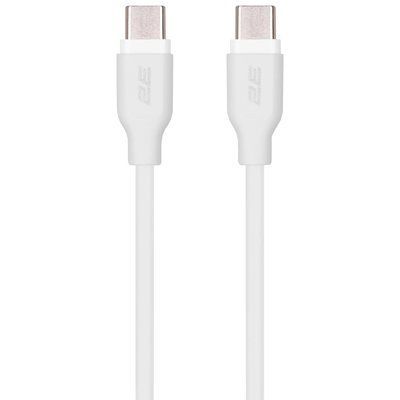 2E Type-C Glow USB-C > USB-C Кабель зарядки/синхронизации 1м 60Вт белый 99-00019159 фото