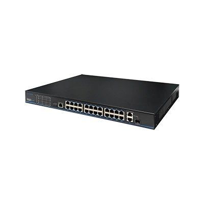 UTP3226TS-PSB 24 порти 10/100 Мбіт/с PoE+ 2 порти Gigabit RJ-45 (1 порт комбінований SFP) 99-00008152 фото