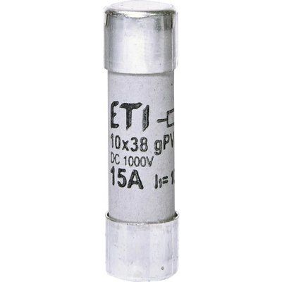 ETI CH10x38 gPV 15A 1000V 10kA Запобіжник 120153 фото