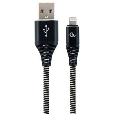 Cablexpert CC-USB2B-AMLM-1M-BW USB A - Lightning 1м Кабель 99-00022601 фото