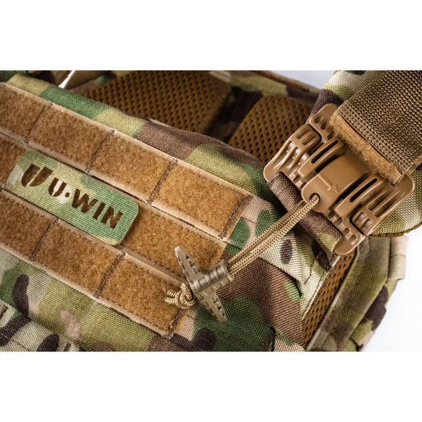 U-WIN Plate Carrier PRO мультикам Плитоноска / тактичний жилет зі швидким скиданням 99-00019671 фото