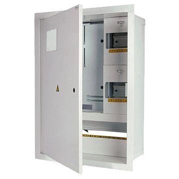 E.NEXT e.mbox.stand.w.f3.24.z Шафа металевий, під 3-ф. лічильник, 24 мод., що вбудовується, з замком 99-00015733 фото