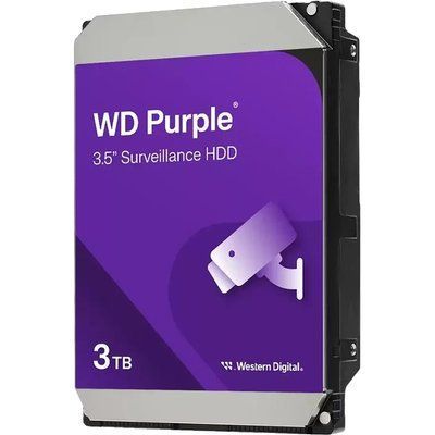 Western Digital Purple Surveillance 3TB 5400rpm 128MB (WD34PURZ) Жорсткий диск 121379 фото