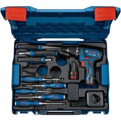 Bosch Professional (060186810R) Набор ручных инструментов с шуруповертом. 99-00023355 фото
