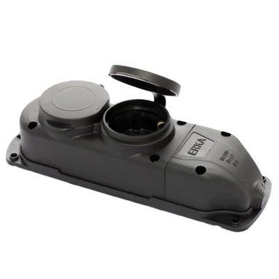 ERKA 6002 Колодка подвійна із заглушкою 2*16 (каучук) 99-00009745 фото