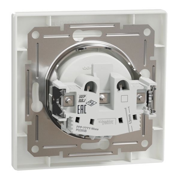 Schneider Electric ASFORA EPH3000121 Розетка одинарная без заземления 99-00012700 фото