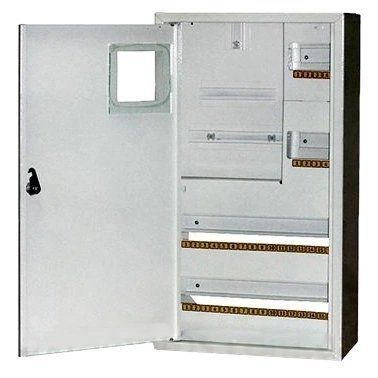 E.NEXT e.mbox.stand.n.f3.36.z Шафа металева, під 3-ф. лічильник, 36 мод., навісна, з замком 99-00015734 фото