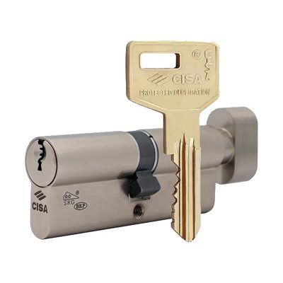 CISA C3000 70T (30*40T) Циліндр нікель матовий 3 ключі 99-10036238 фото