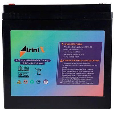 TRINIX LFP 12V18Ah LiFePo4 Акумуляторна батарея 99-00013453 фото