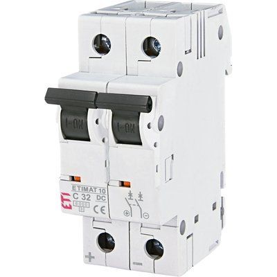 ЕТІ ETIMAT 10 DC 2p C 32A (6 kA) Автоматичний вимикач 99-10034769 фото