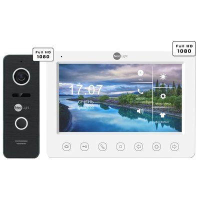 Neolight KAPPA+ HD WF + PRIME FHD Black с уголком Комплект видеодомофона 99-00024877 фото