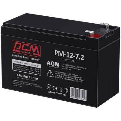 Powercom AGM 7.2Ah-12V Аккумуляторная батарея 99-00019806 фото