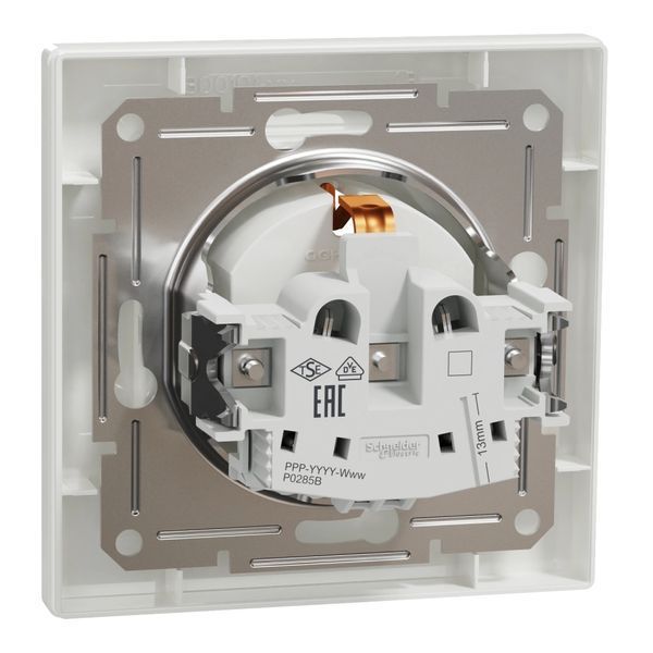 Schneider Electric ASFORA EPH2900121 Розетка одинарная с заземлением 99-00012701 фото