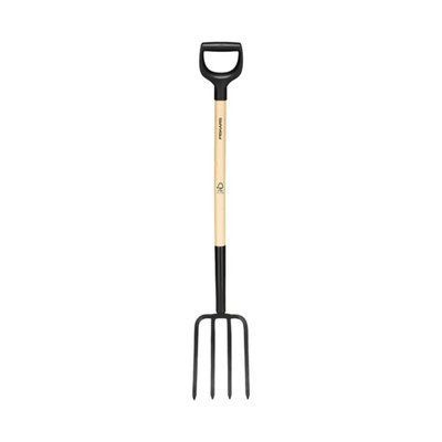 Fiskars-Solid&trade;-1070676 Вилы садовые с деревянной ручкой 99-00018430 фото