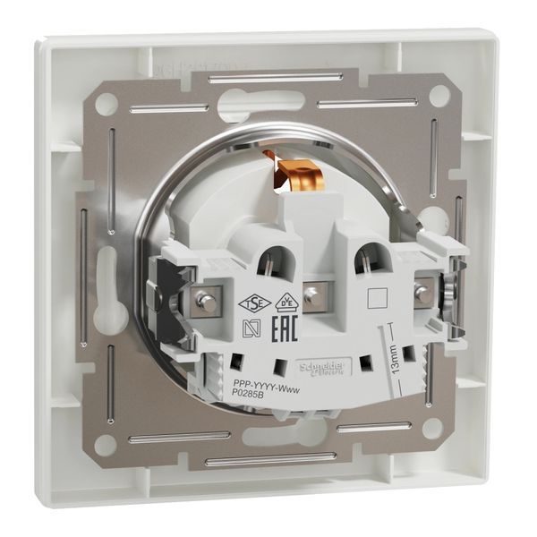 Schneider Electric ASFORA EPH2900221 Розетка одинарная с заземлением и шторкой 99-00012702 фото