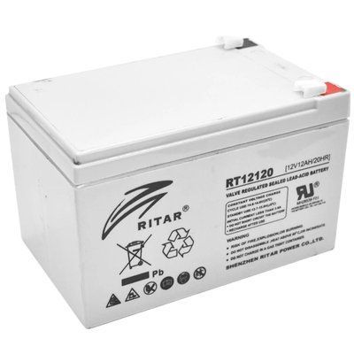 AGM RITAR RT12120B 12V 12Ah Аккумуляторная батарея 99-00020033 фото