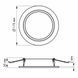 VIDEX 15W 5000K 220V LED светильник Back круглый 99-00017497 фото 4