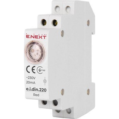E.NEXT e.i.din.220.red Индикатор на DIN-рейке красный 99-00022791 фото