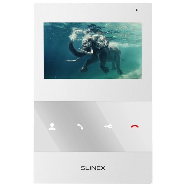 Slinex SQ-04M(White) + ML-16НR(Black) Комплект відеодомофона 99-00014494 фото